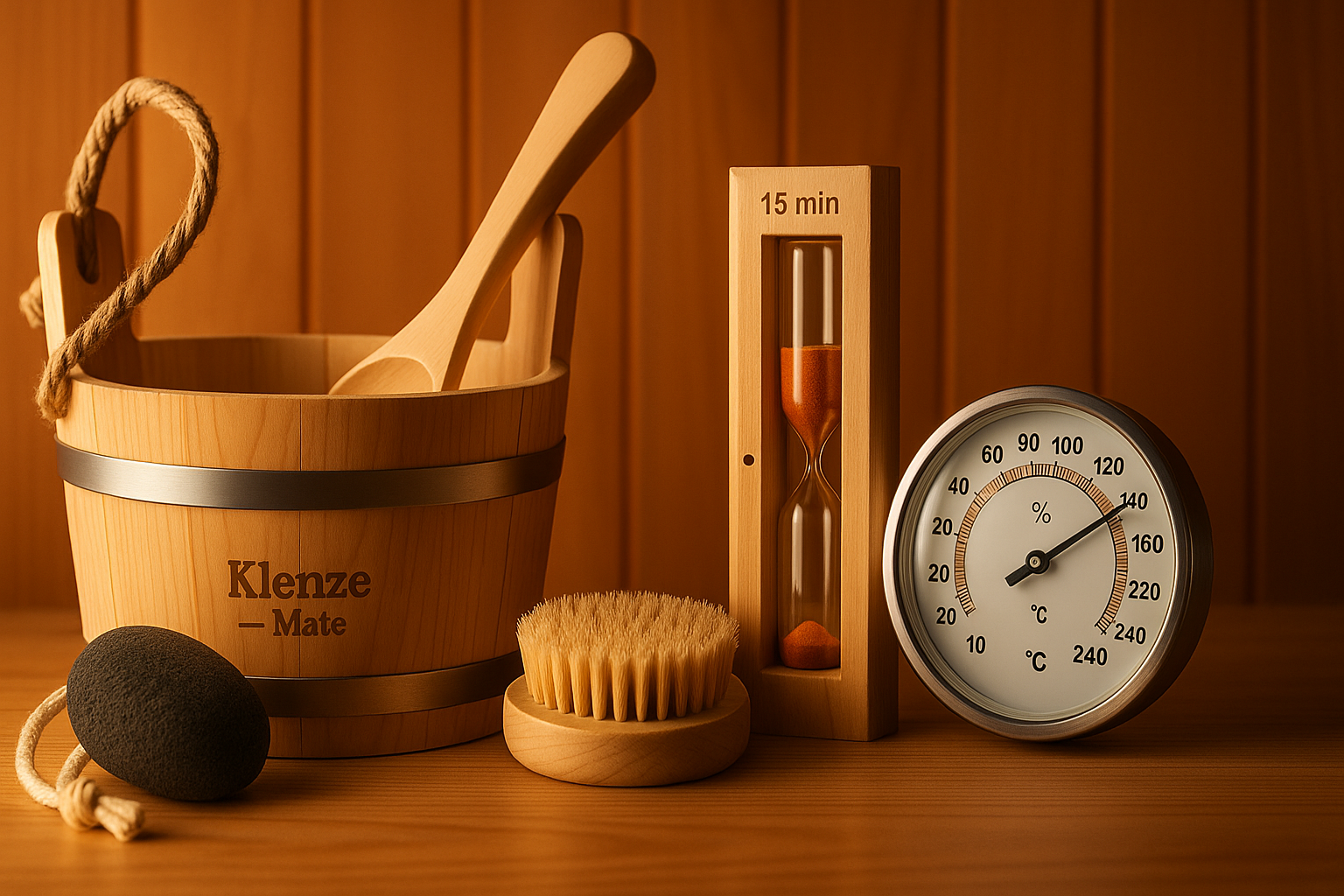 6-Piece Sauna Accessories Kit Review: Bucket, Ladle, Timer & Spa-Quality Extras